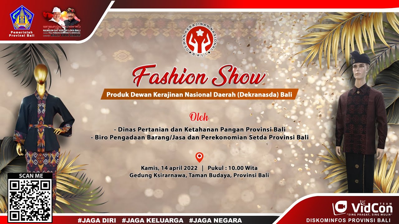 LIVE - Fashion Show Pameran IKM Bali Bangkit Tahap III Tahun 2022