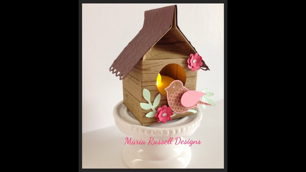 Birdhouse Tea Light Holder~DIY Mini Milk Carton