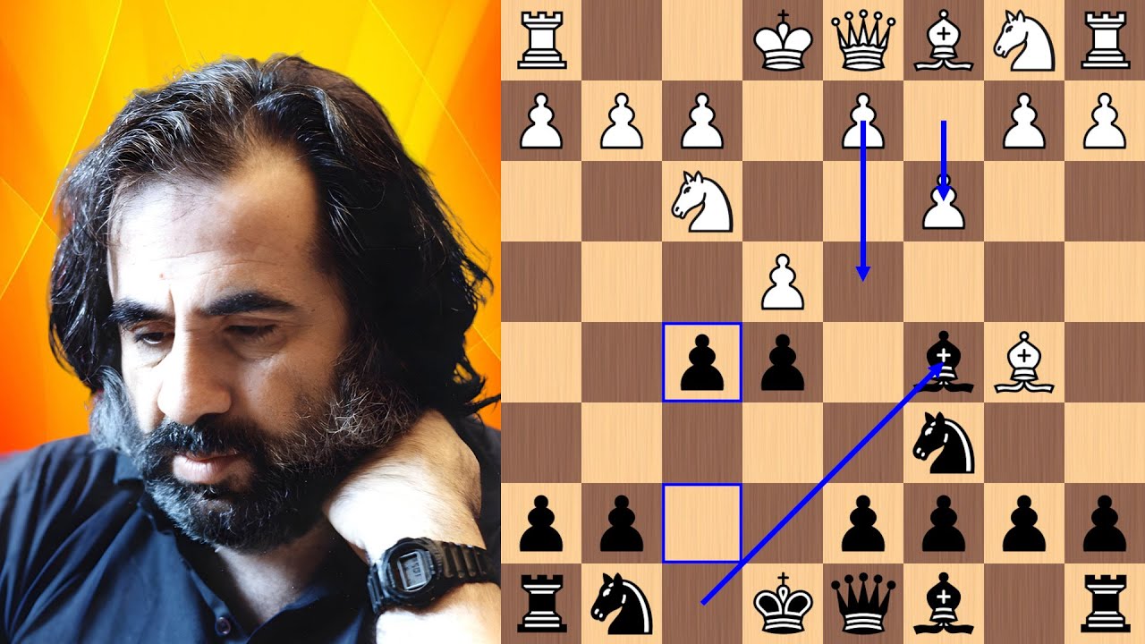Roman Dzindzichashvili's 14-move win with the Cordel Gambit
