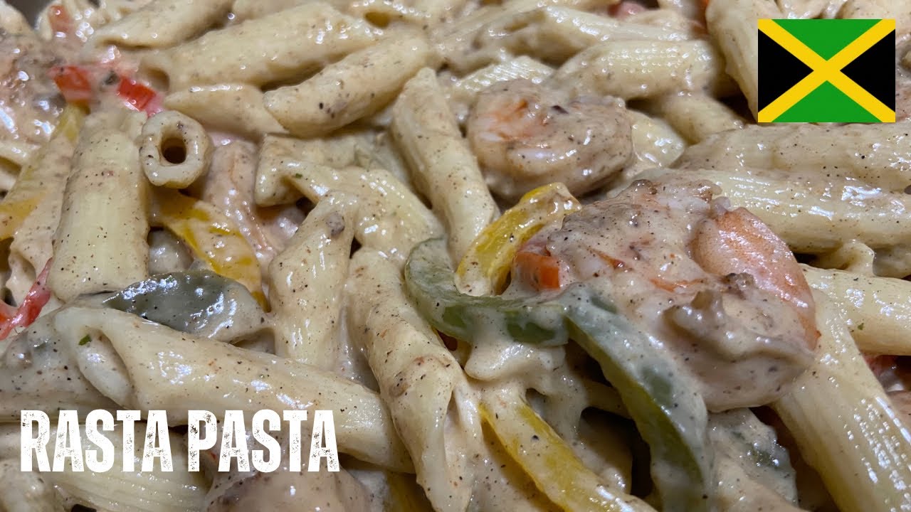 Shrimp Rasta Pasta Recipe| Easy & DELICIOUS Jamaican Rasta Pasta 