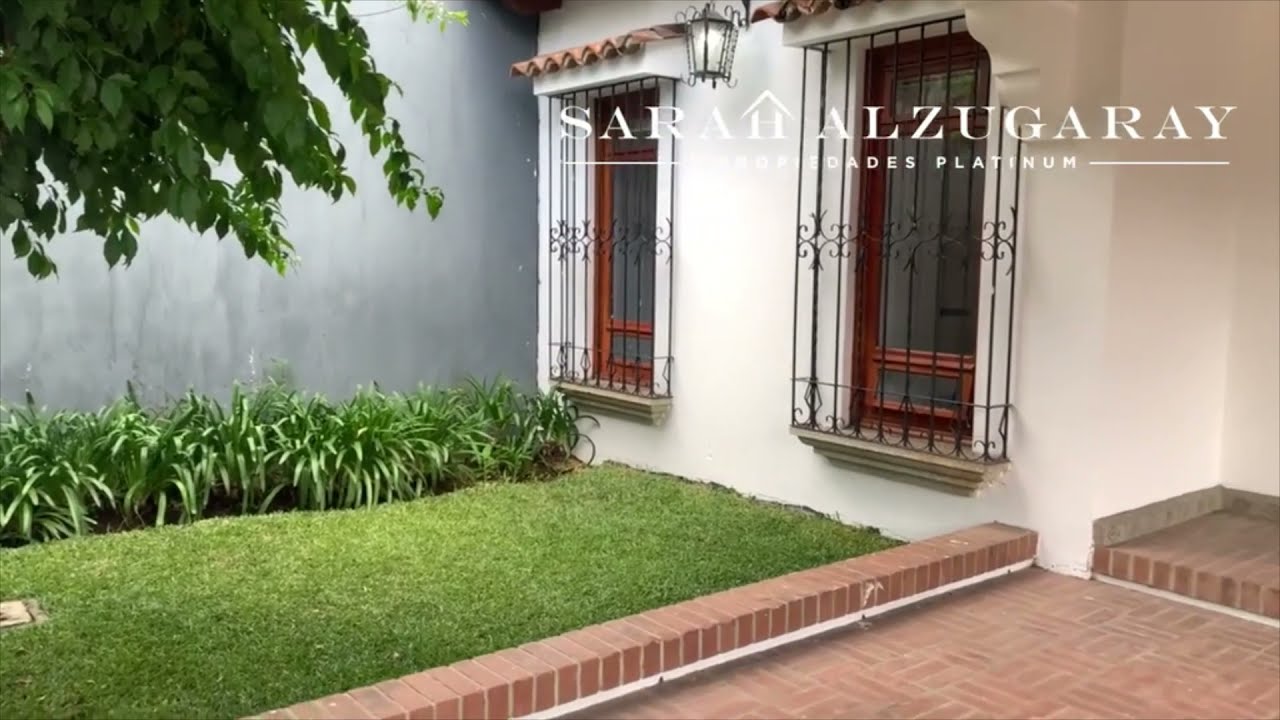 CASA ESTILO COLONIAL C/JARDIN GRANDE - 2 HAB. / ILUMINADA EN VISTA HERMOSA