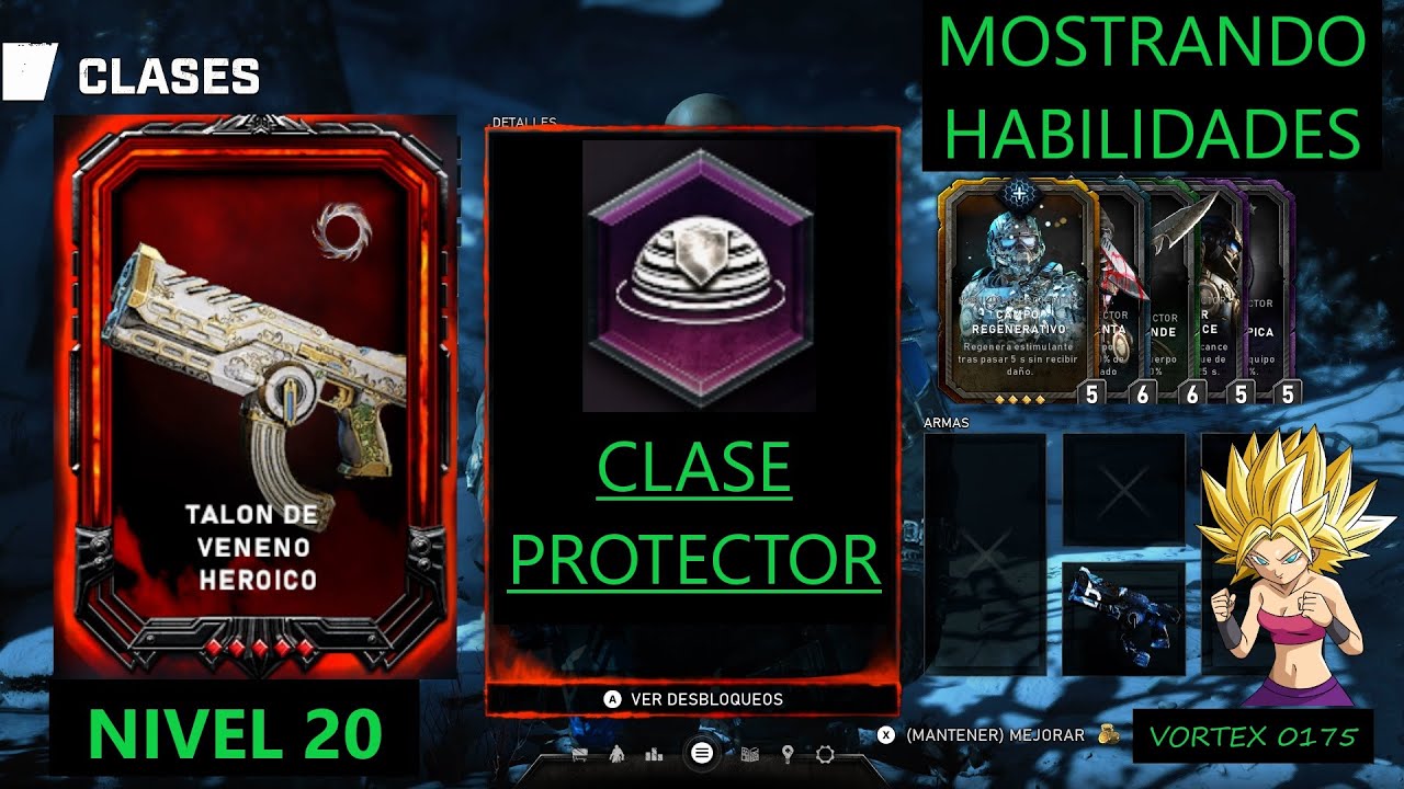 Gears 5 Protector Habilidades