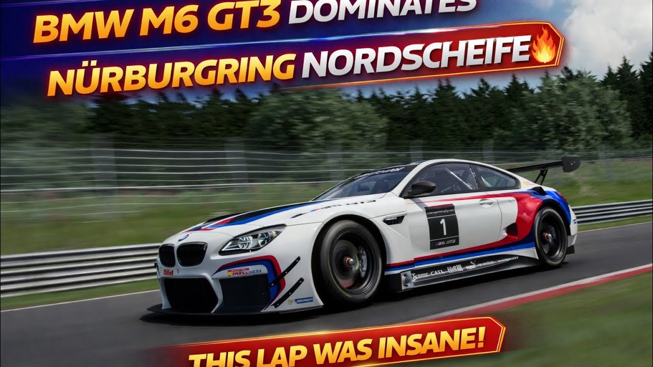 BMW M6 GT3 DOMINATES the Nürburgring Nordschleife! This Lap Was INSANE!
