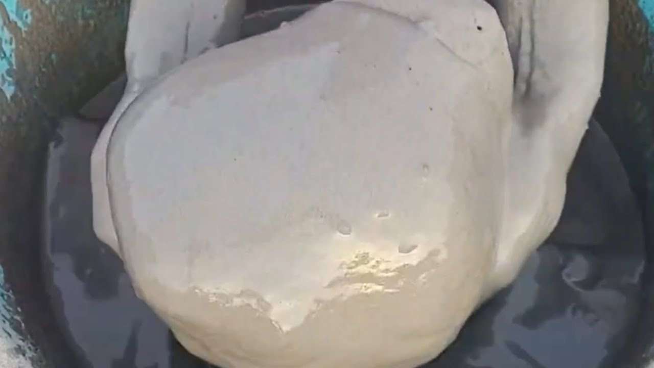 ASMR Very satisfying 😍 Soothing Pure Sand Cement Chunks Crumble on Lots of Water 💦💦🌀💦🌀🌀