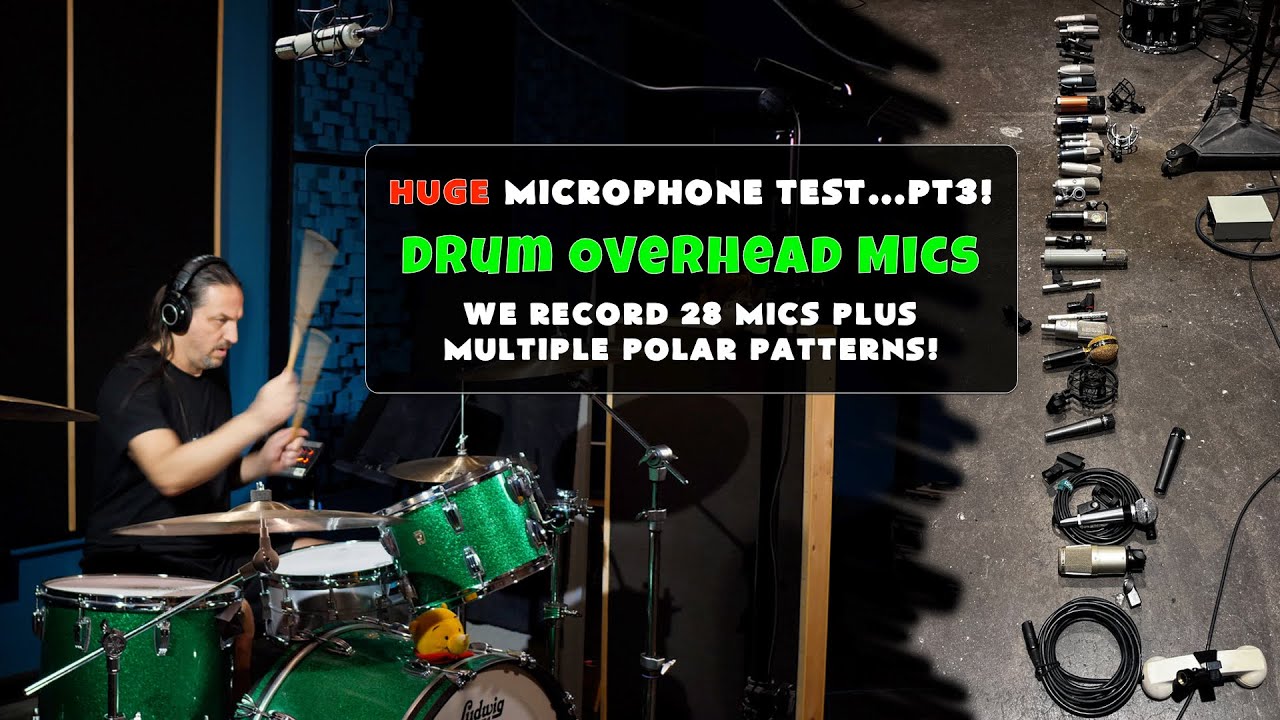 Recording Drums | HUGE Drum Microphone Test