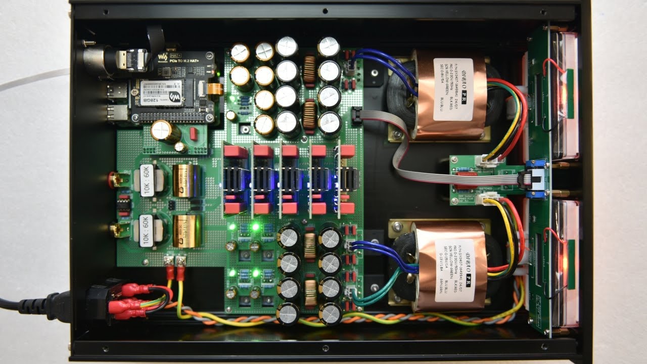Raspberry Pi Music Streamer based on Pi 5 and TDA1541A x5