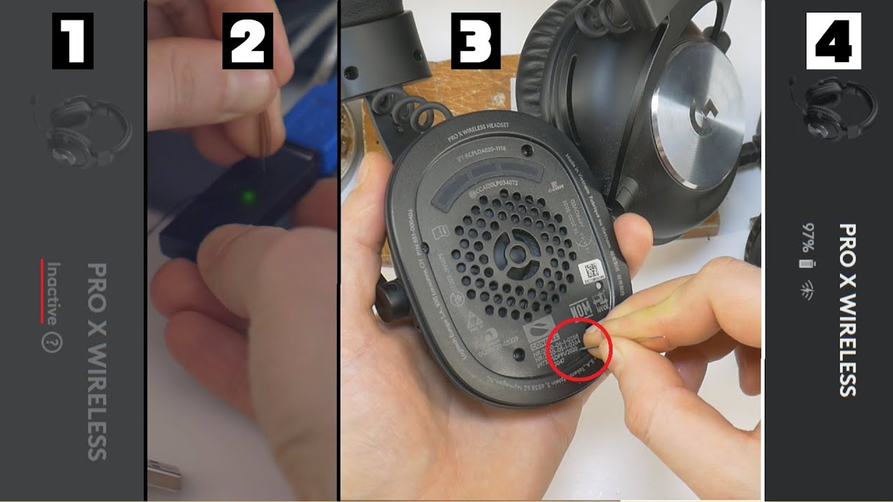 Как исправить НЕАКТИВНУЮ беспроводную гарнитуру Logitech Pro X