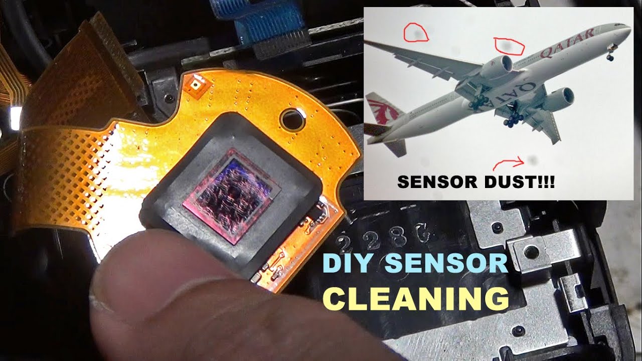 DIY How-to Dirty Image Sensor Cleaning - Panasonic Lumix FZ70 Superzoom Digicam #camerarepair #diy