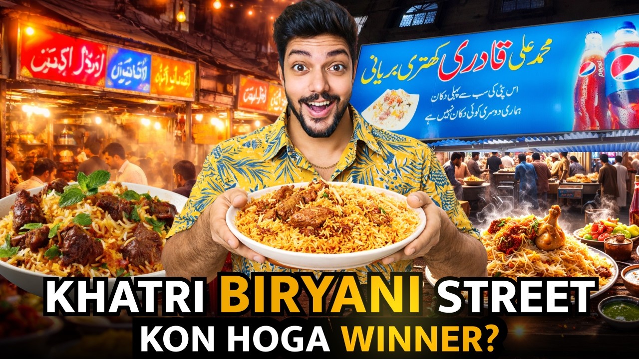 Khatri Biryani Street Challenge &ndash; Finding the BEST Biryani | Ramadan Night Karachi Ep 2