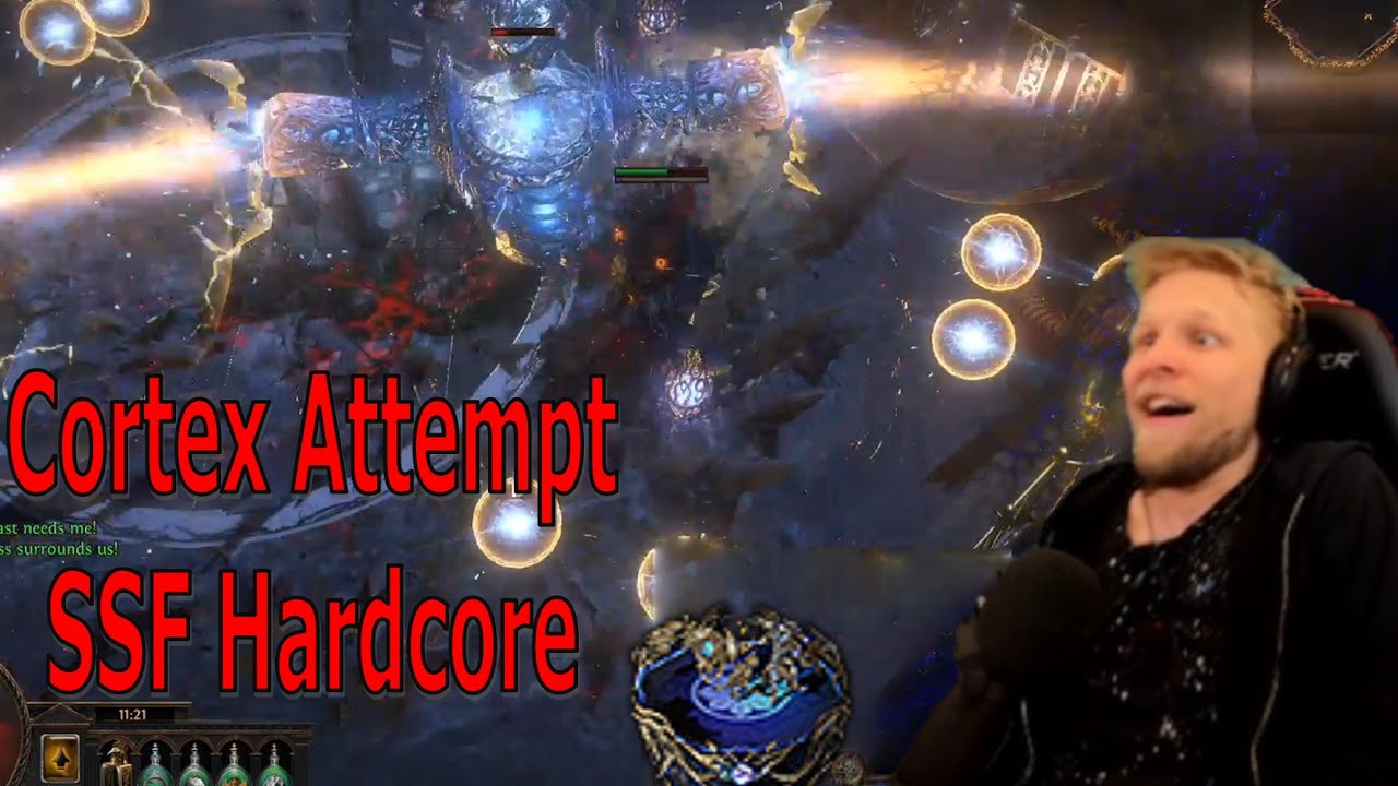 Quin69's First Cortex Boss attempt in Path of Exile!