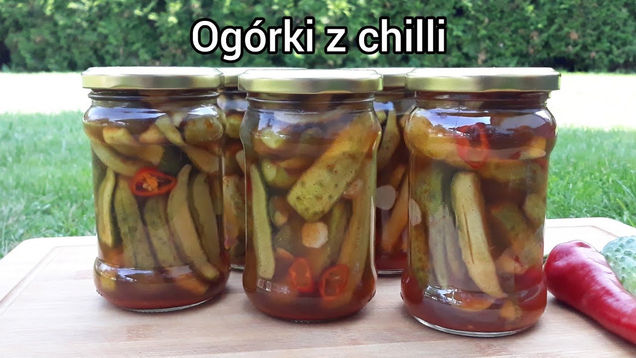 Ogórki chilli , z nimi każda impreza udana !!!
