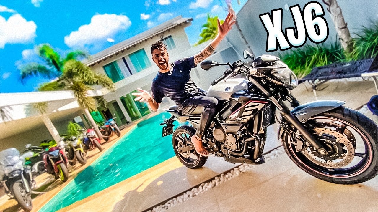 FUI DE XJ6 PARA CASA DO LAGO * 4º Temporada todo mundo foi de moto *