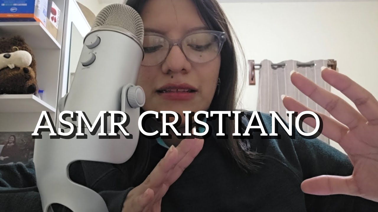 ASMR Cristiano para dormir 😴 Leo e interpreto un texto bíblico 📖
