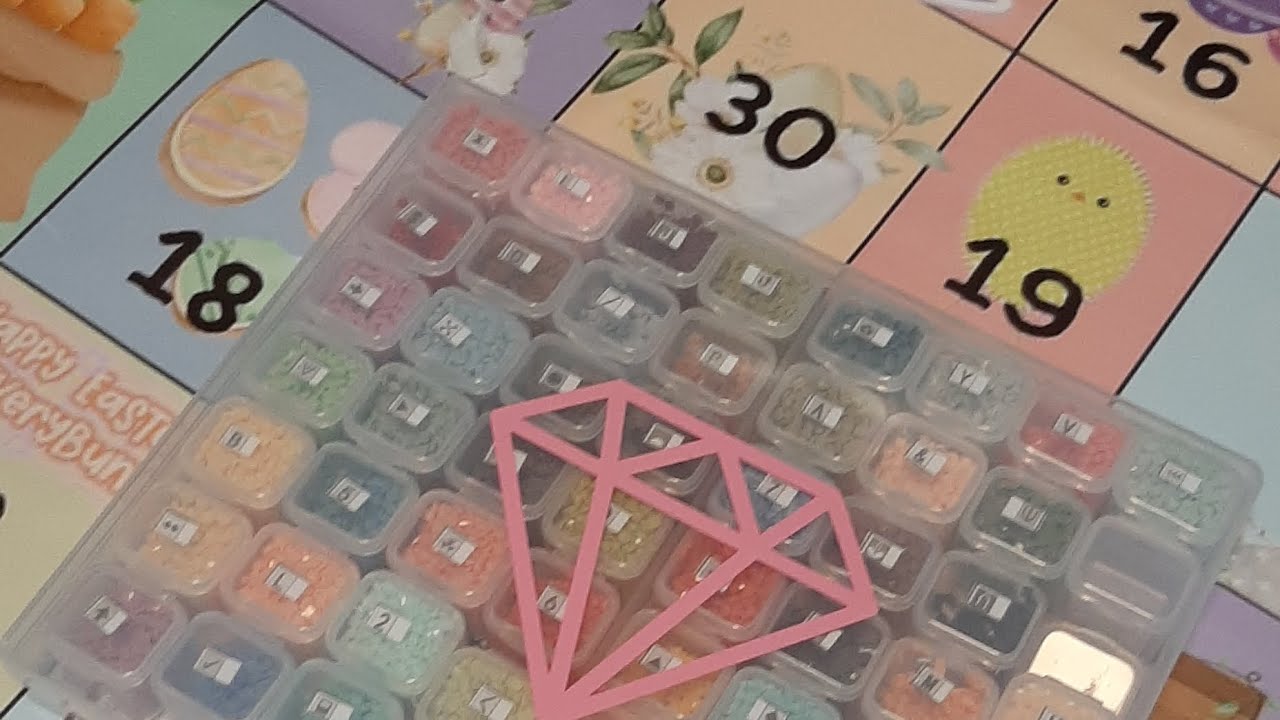 Diamond Painting| Up kitten & Quatsch| Osterkalender vom Shop PichumoonArt ♡
