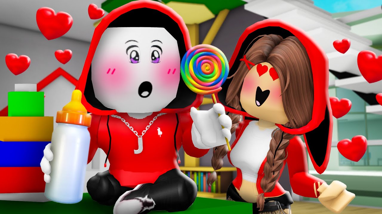 JJ Became A KID?! 🍭💗 - Maizen Roblox