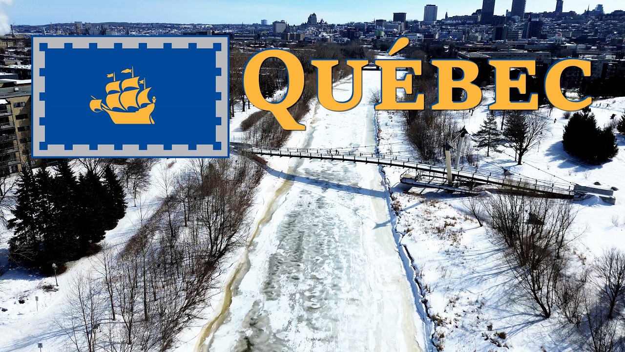 Quebec City vue du ciel: Premier vol du drone | Limoilou | Vanier | Centre Fleur-de-lys | DJI Mini 3