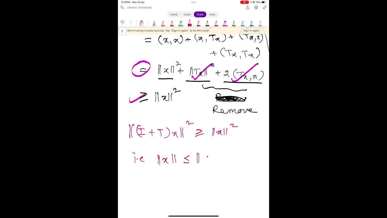 Functional Analysis - Class - 54:Positive Operator