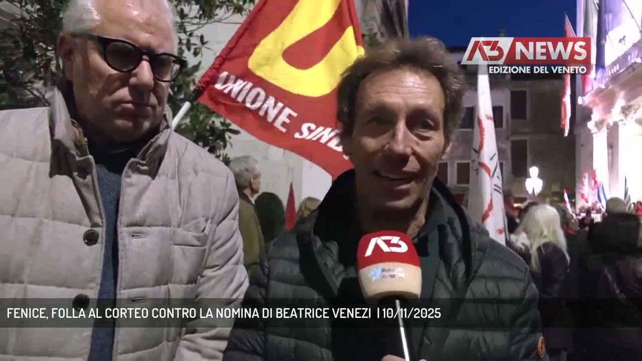 FENICE, FOLLA AL CORTEO CONTRO LA NOMINA DI BEATRICE VENEZI  | 10/11/2025
