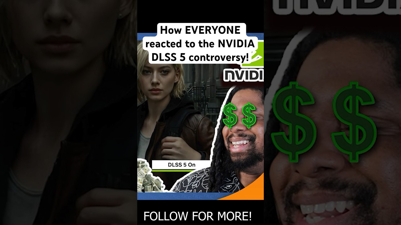 Как ВСЕ отреагировали на NVIDIA DLSS 5 (недостаток ИИ) #игры #комедийныекороткометражки #nvidia