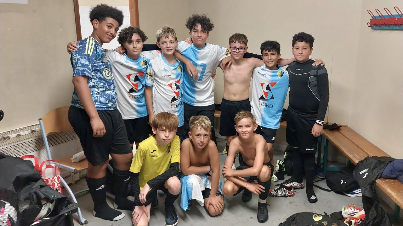 U13A US Aulnoy - brassage vs VAFC (0-5) & Marly (0-3)