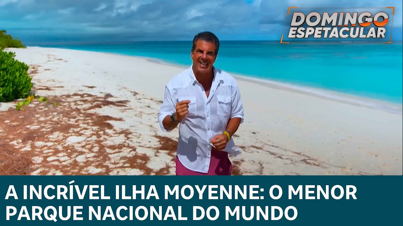 Alvaro Garnero na incrível ilha Moyenne fica frente a frente com o xaréu gigante