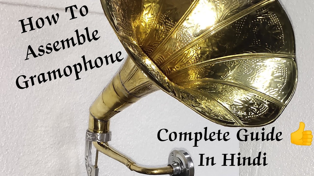 How To Assemble Gramophone Phonograph, TAHA ART