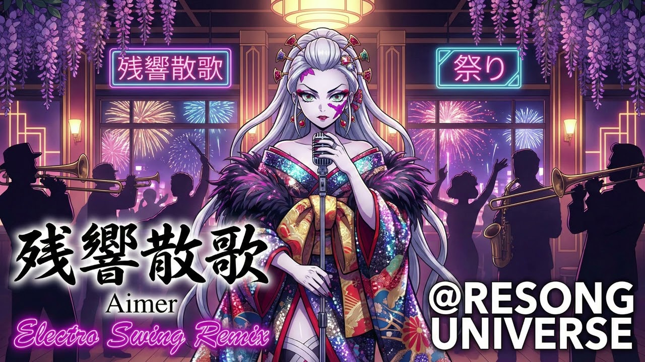 Aimer - 殘響散歌(Zankyosanka)『鬼滅の刃Demon Slayer』OP｜Electro Swing xBig Band Universe｜RE:SONG UNIVERSE