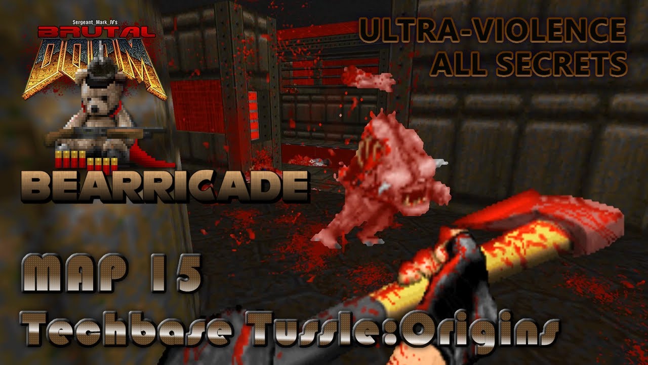 Doom 2 - Bearricade - Map 15 - Ultra-Violence - All Secrets