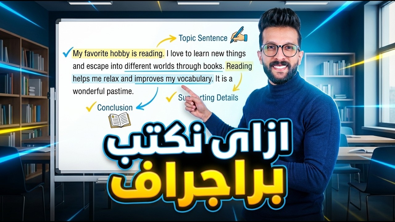 ازاى نكتب براجراف بأسهل طريقة منغير حفظ | لكل الصفوف التعليمية