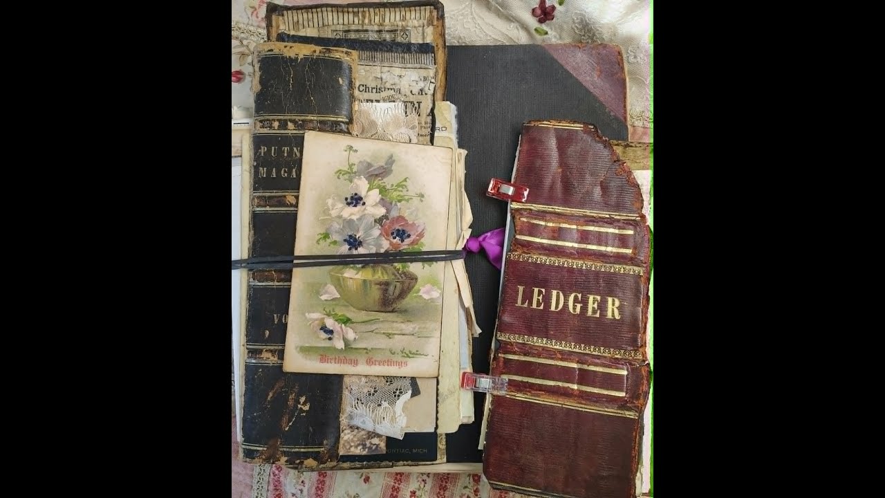 Ramblings on a cold winter day! New finds, journals in progress, happy mail from Susan!