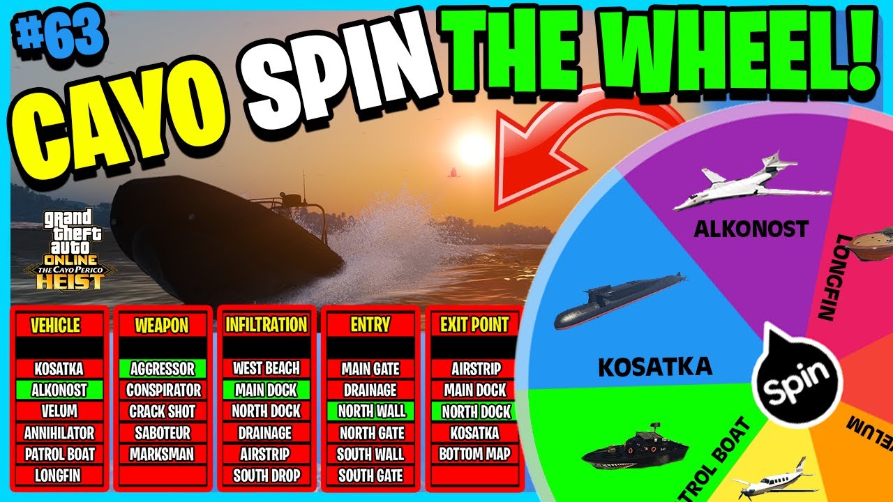 FIRST GTA Online Cayo Perico Heist Solo Spin The Wheel of 2026!