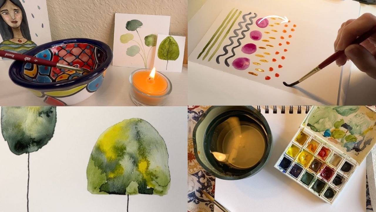 Already stressed in 2025?  1 Hour of Watercolor Art Meditations for Relaxation #epidemicsound