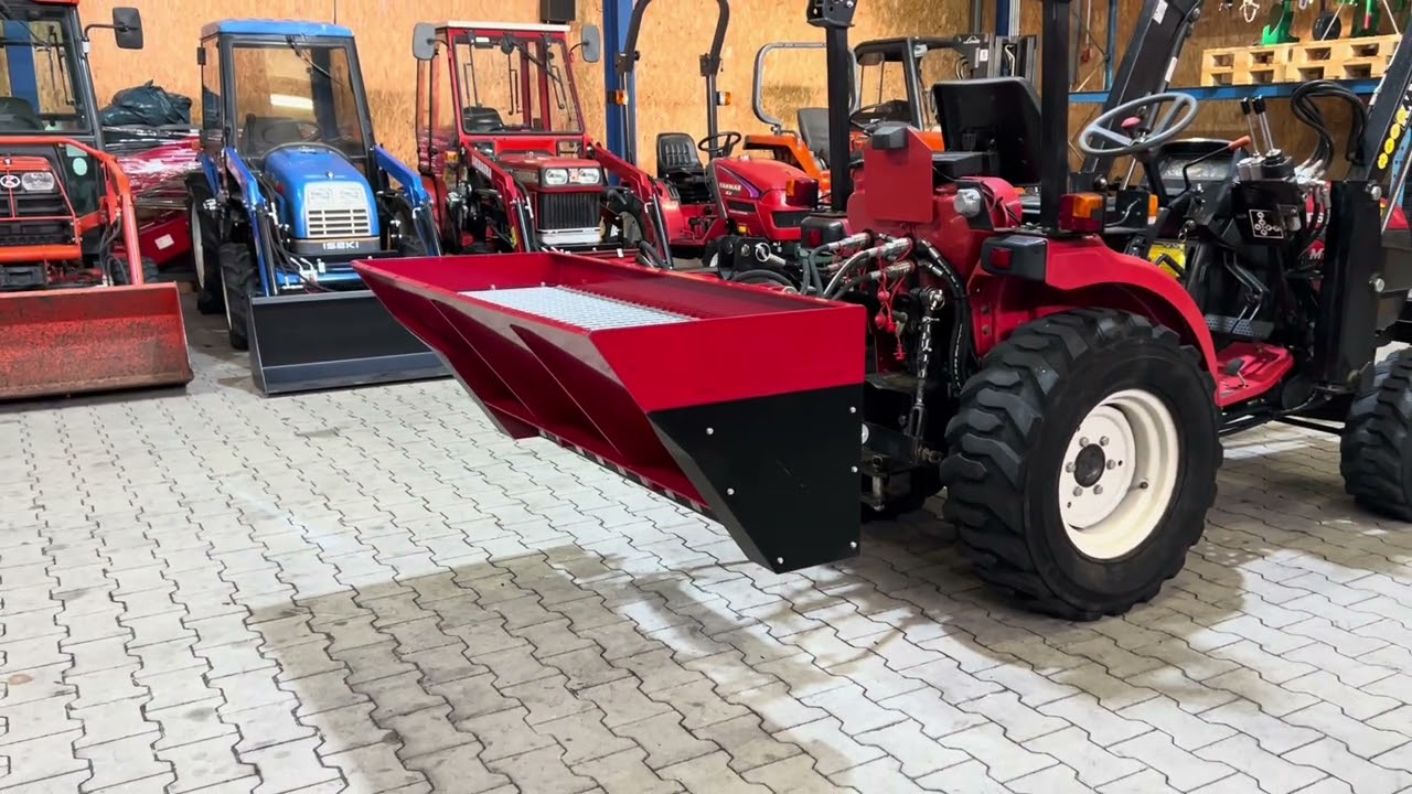 Hydraulischer Streuer für Kleintraktor