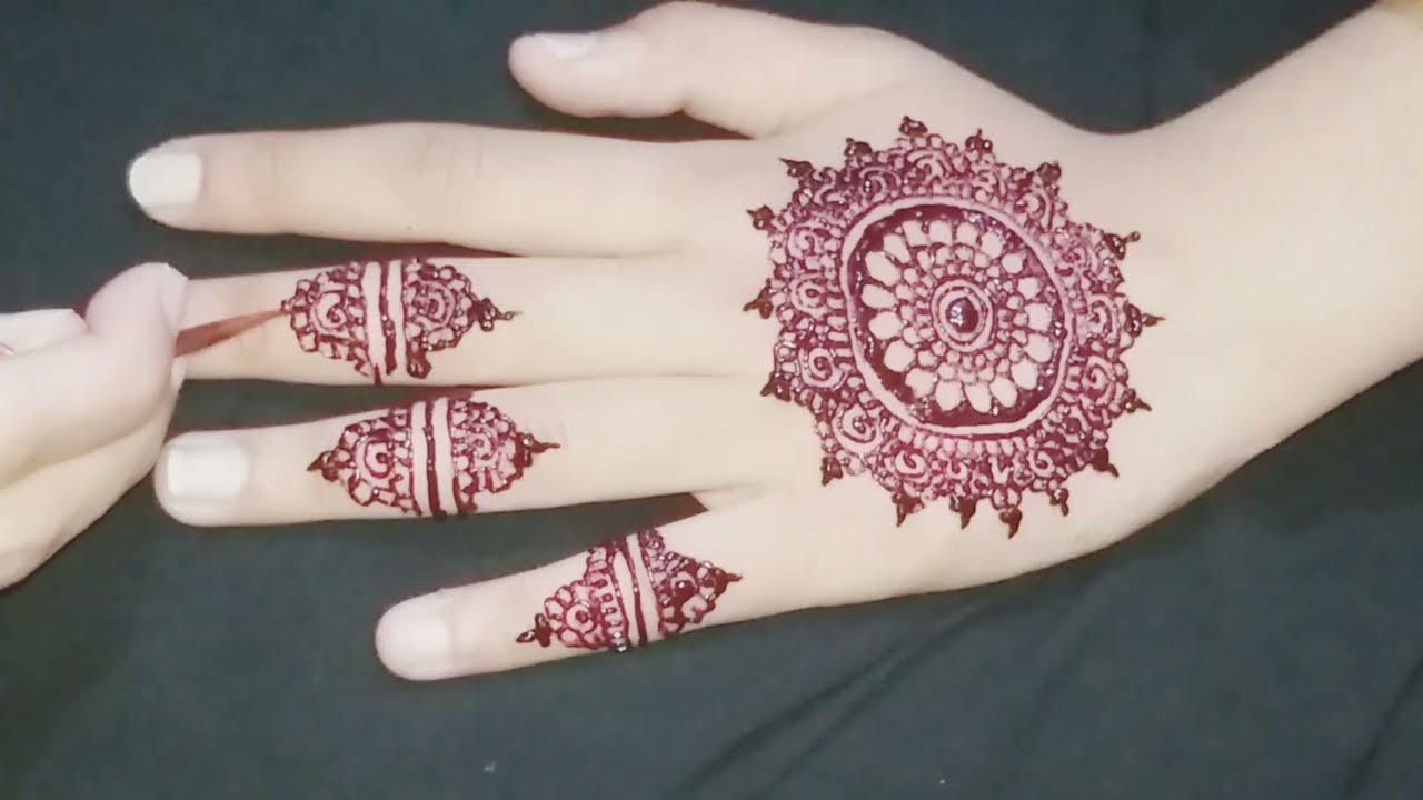 Gol Tikki Mehndi Design || Stylish Tikki Mehndi Design || Kashee's Inspirational Mehndi Design