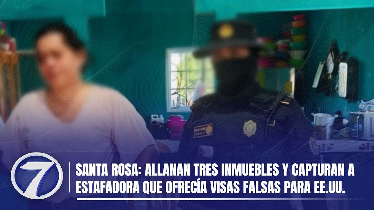 Santa Rosa: allanan tres inmuebles y capturan a estafadora que ofrecía visas falsas para EE.UU.