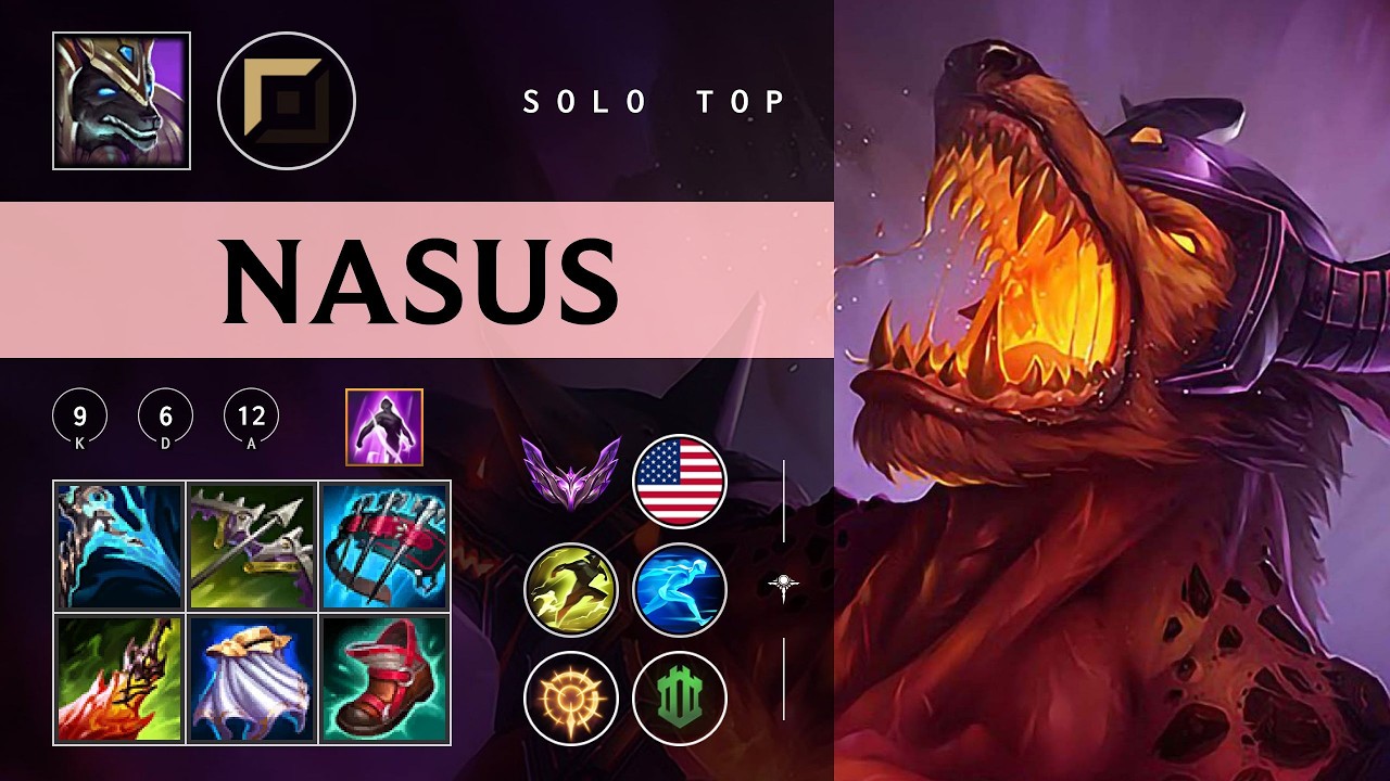 Nasus Top vs Yasuo - NA Master Patch 26.04