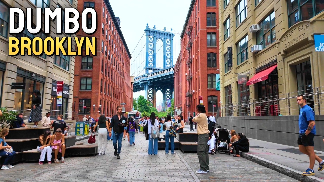 New York City Walking Tour | DUMBO & Brooklyn Bridge Park