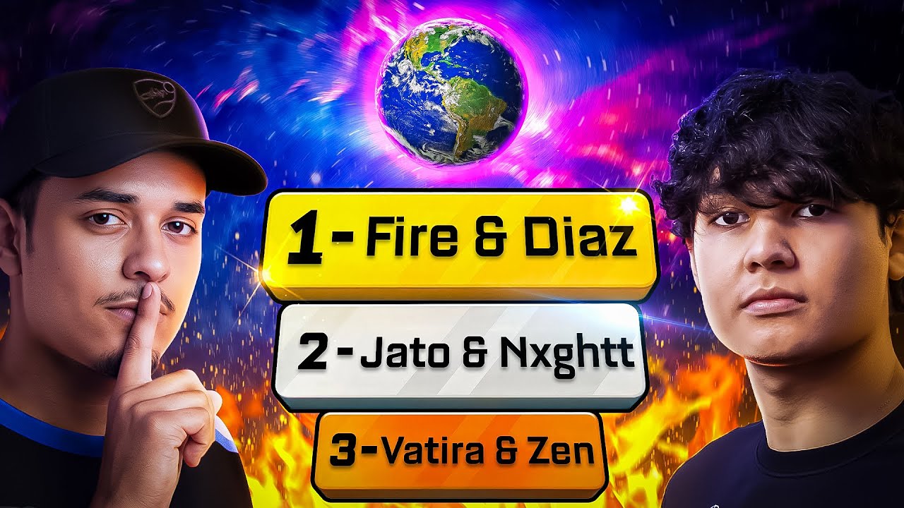 EU E O DIAZ DESTRUÍMOS A REGIÃO NORTE AMERICANA DE ROCKET LEAGUE 😈