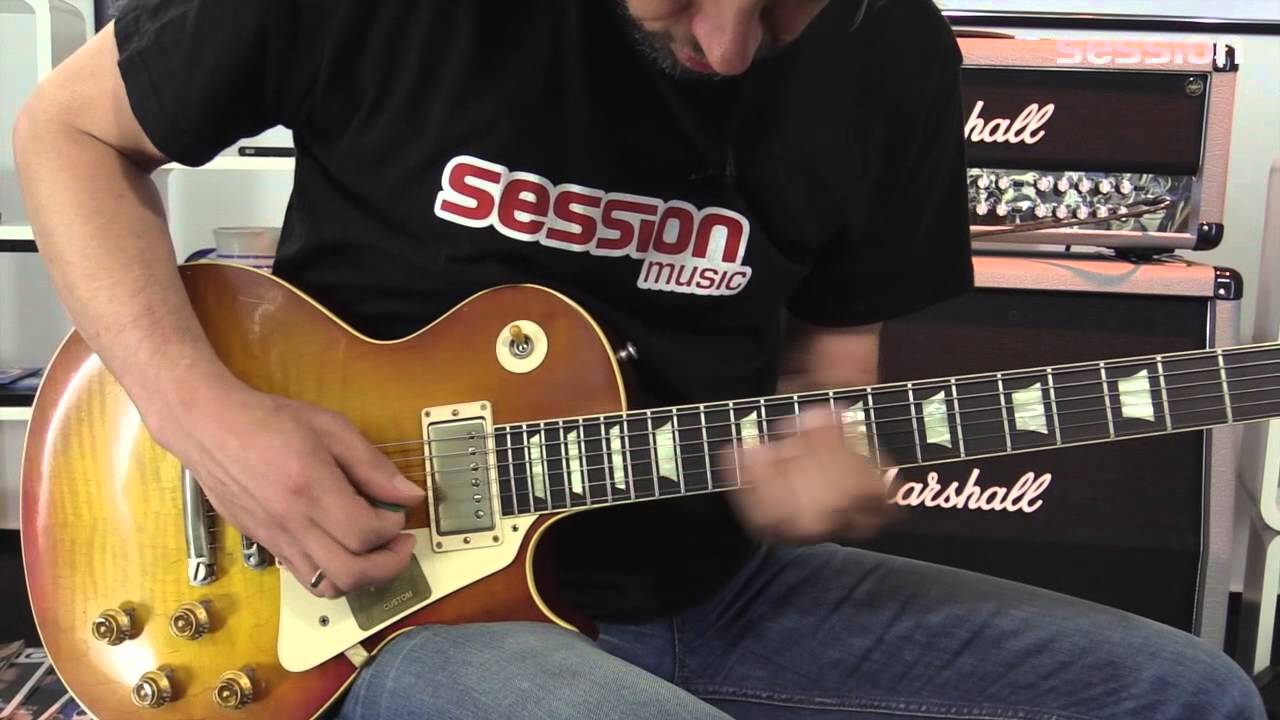 GIBSON Les Paul Standard 1958 Ronnie Montrose STP Burst Collectors Choice #28
