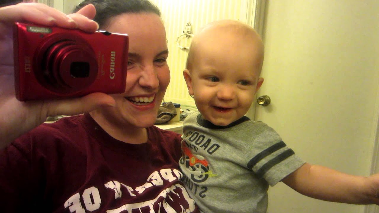 Elijah blowing in mommy's face 10-25-2012