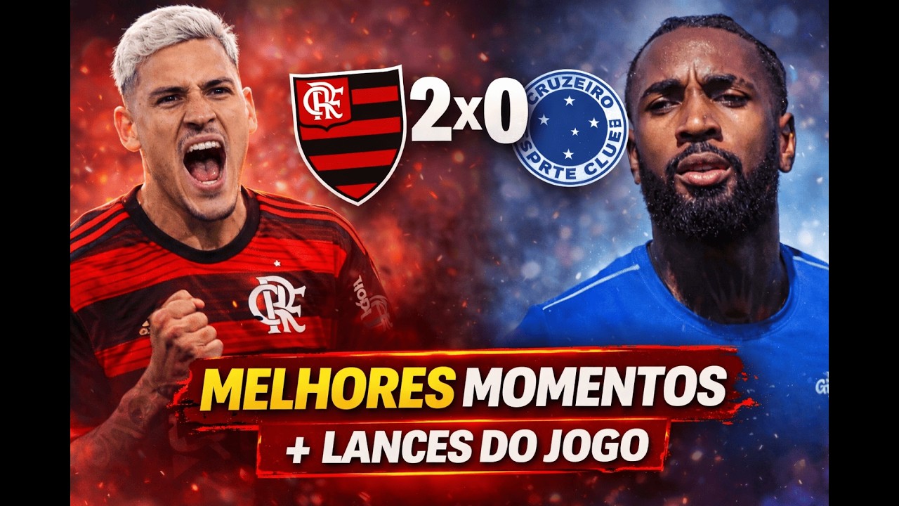MELHORES MOMENTOS DO JOGO FLAMENGO E CRUZEIRO! REENCONTRO POLEMICO COM GERSON!