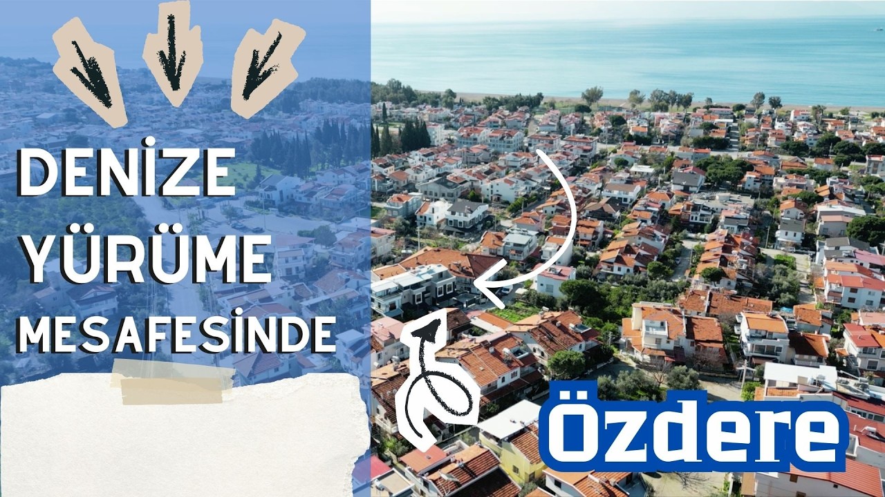 İzmir Özderede Şık Tasarımlı Satılık Yazlık Villa