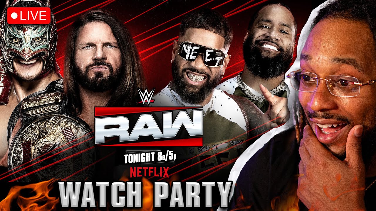 WWE RAW LIVE Watchalong: The Usos vs AJ Lee.... LOL New Tag Champions?!