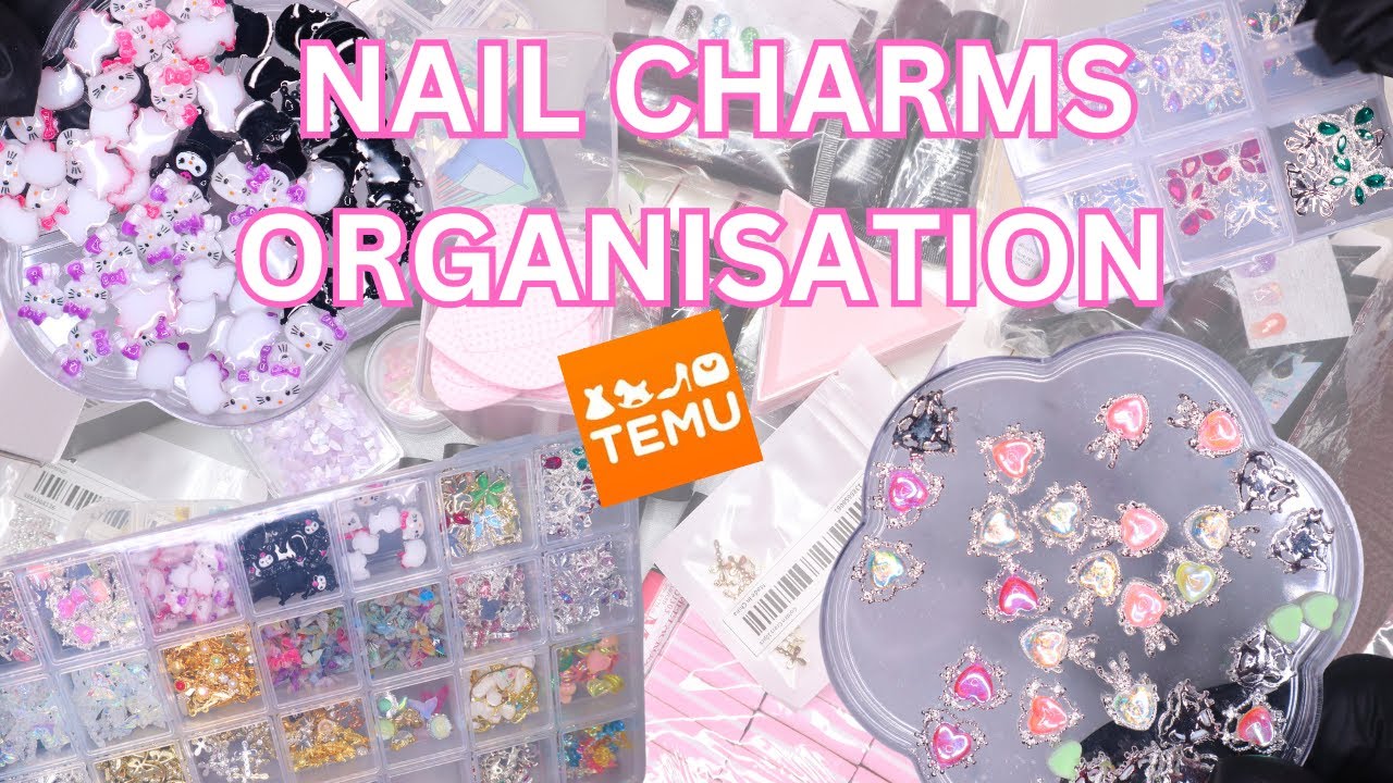 ₊˚ 💜 НОВЫЙ ОРГАНАЙЗЕР ДЛЯ ШАРМОВ! | ОРГАНАЙЗЕР ДЛЯ ШАРМОВ ДЛЯ НОГТЕЙ TEMU С ЦЕНАМИ И ССЫЛКАМИ