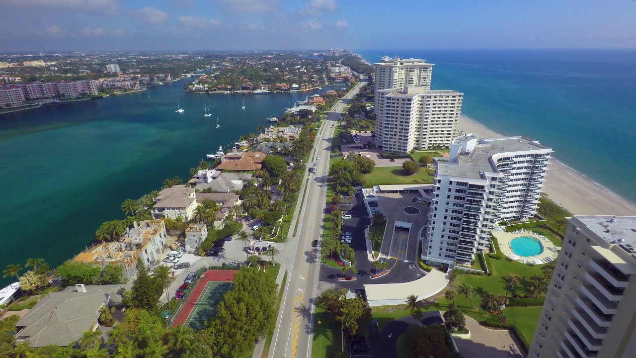 Boca Raton Florida  🌴 Oceanfront Mansions & Beaches [4K Drone]