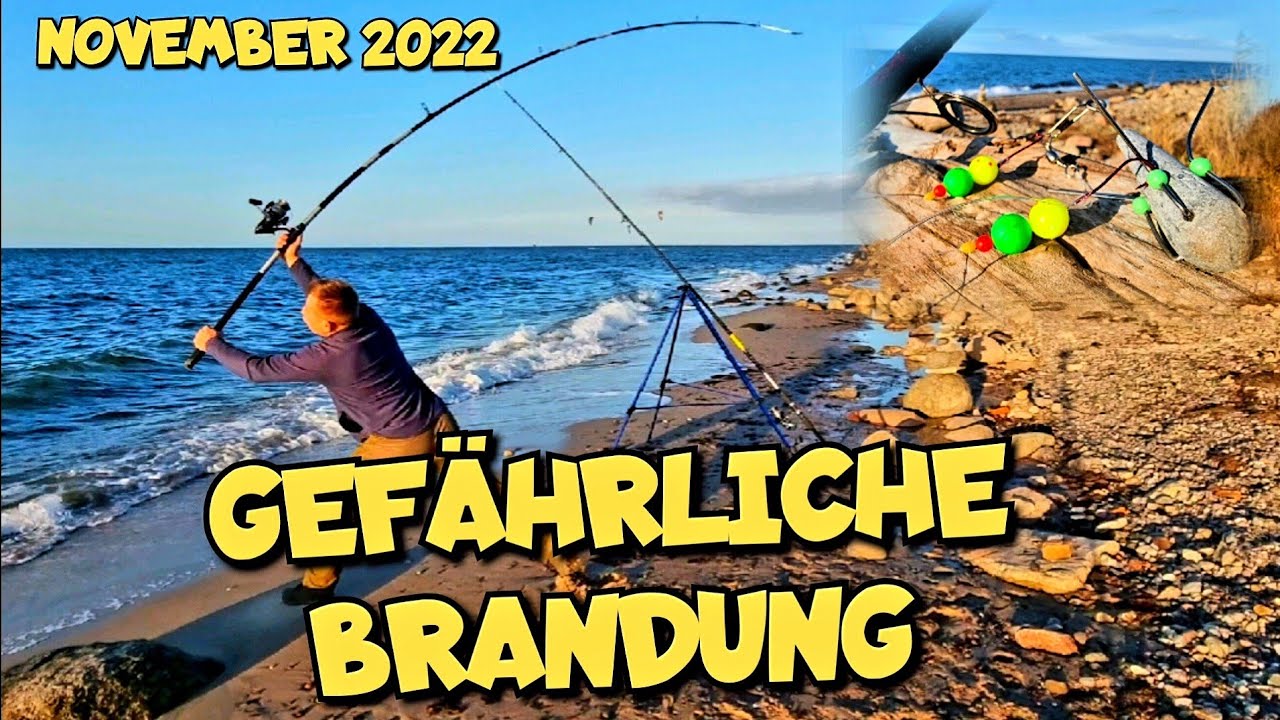 Blutig beim Brandungsangeln an der Ostsee im November 2022