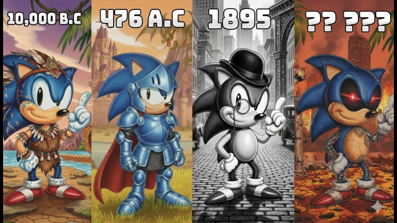 SONIC THEME SEGA (EVOLUTION)