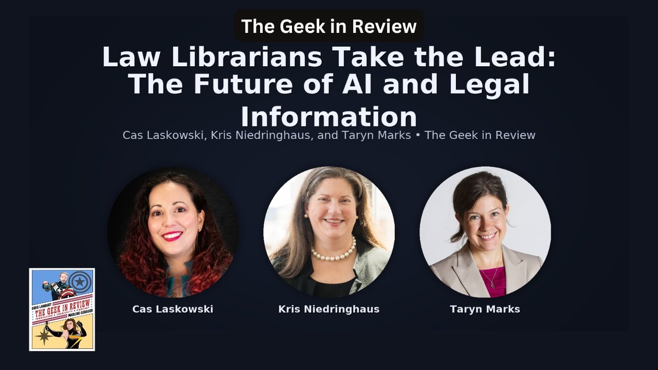Law Librarians Take the Lead: The Future of AI and Legal Information