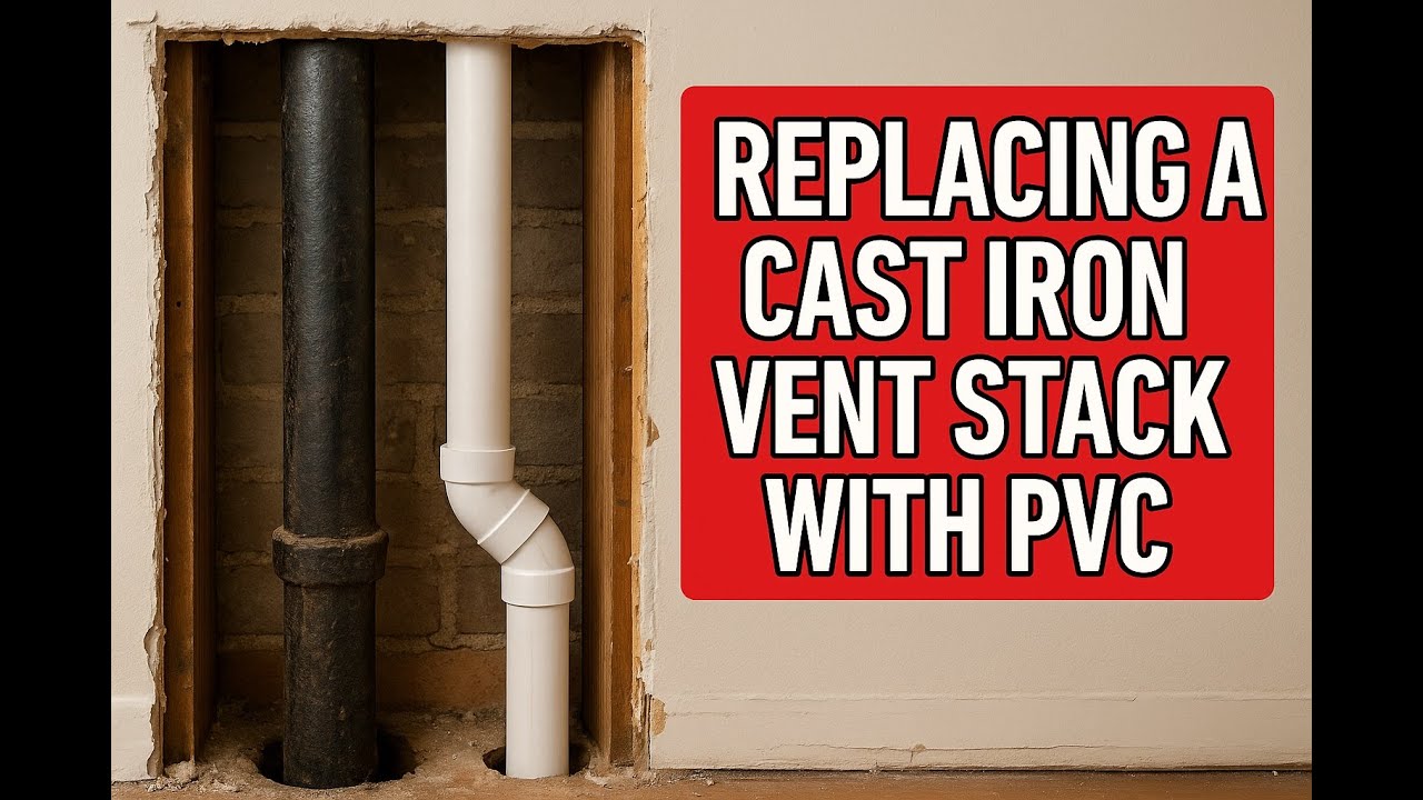 How to Replace a Cast Iron Vent Stack with PVC &mdash; Step-by-Step DIY