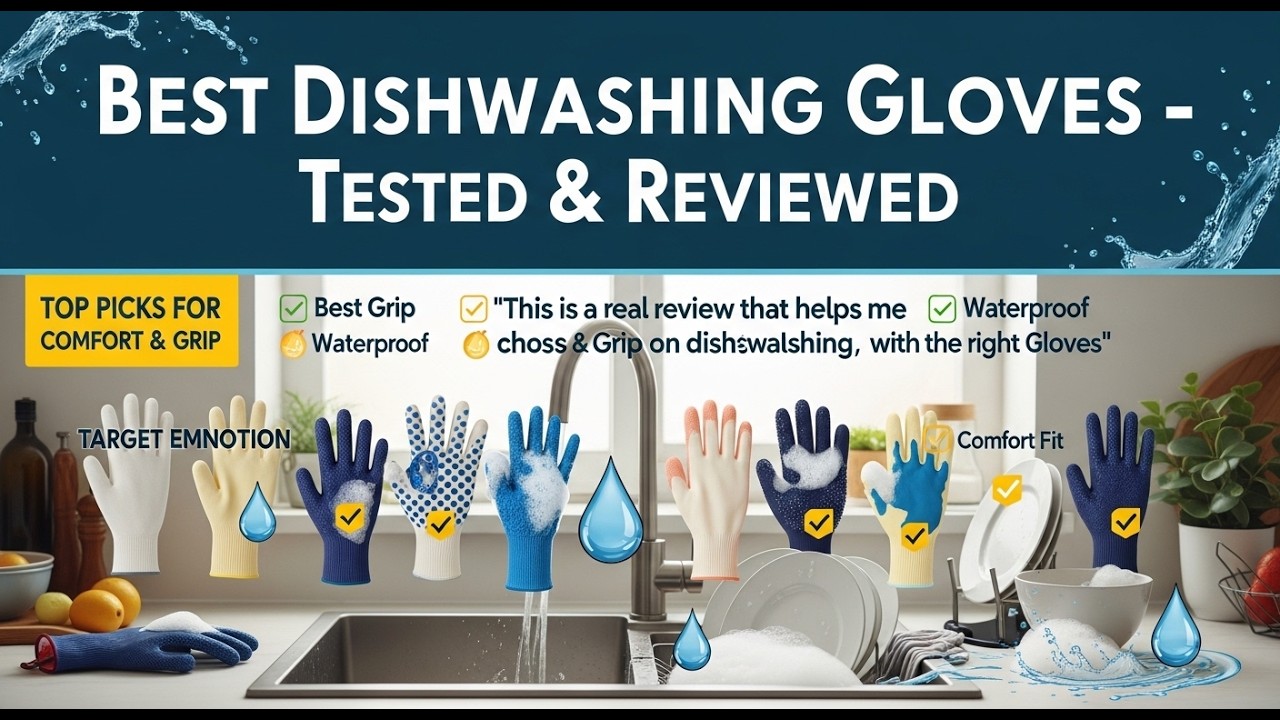 Top 5 Best Dishwashing Gloves Tested & Reviewed 2026 | The Only Dishwashing Gloves That Actually Las
